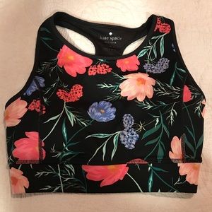 Kate Spade Floral, Strappy Sports Bra